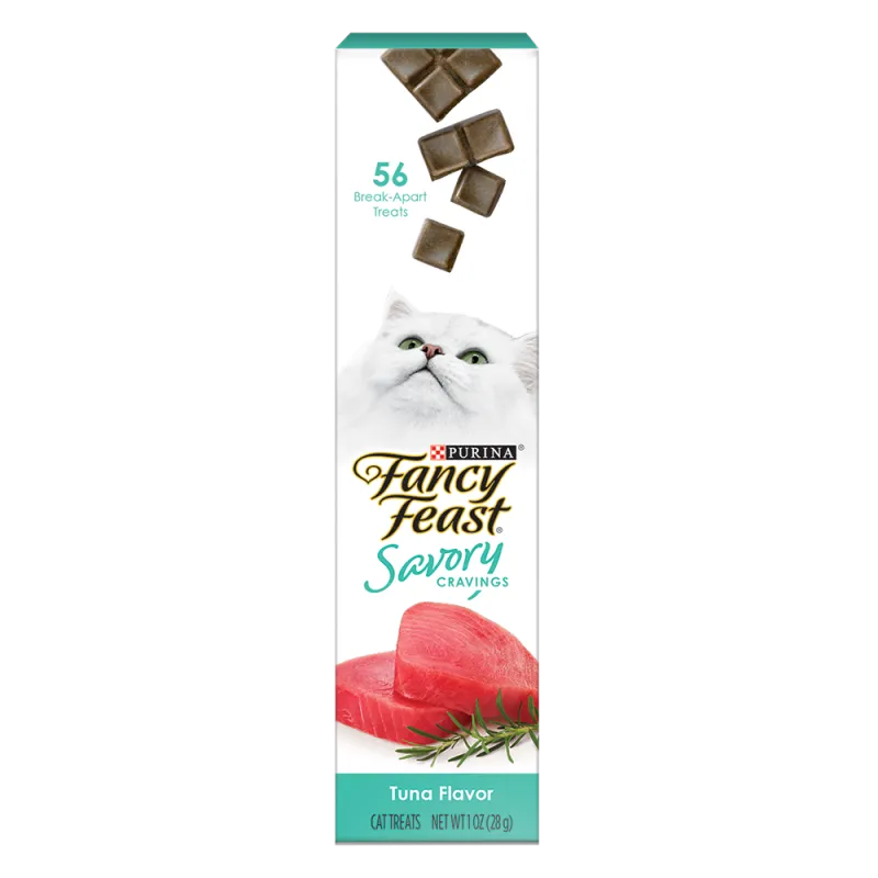 Bocadillos para gatos Deliciosos antojos Fancy Feast con sabor a atún