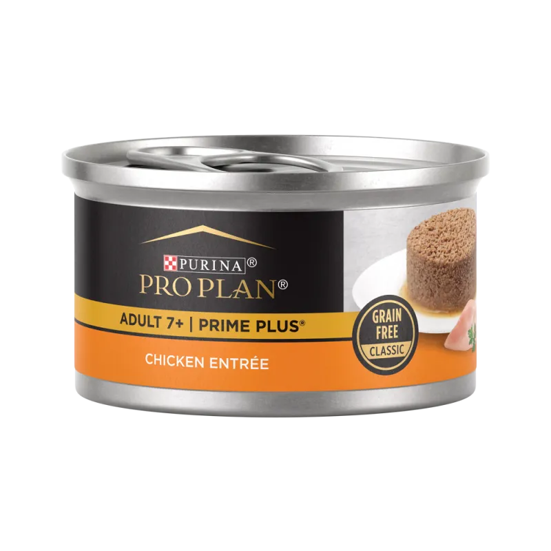 Pro Plan PRIME PLUS Senior Adult 7+ Chicken Entrée Classic Wet Cat Food