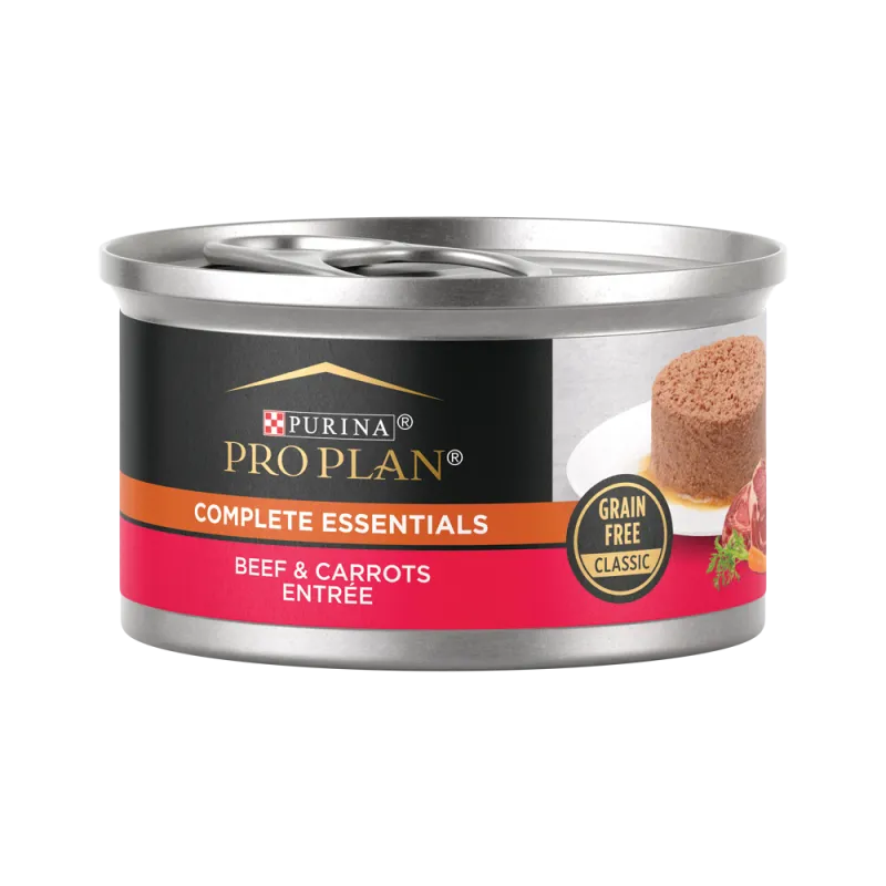 Pro Plan Complete Essentials Beef & Carrots Entrée Grain Free Wet Cat Food