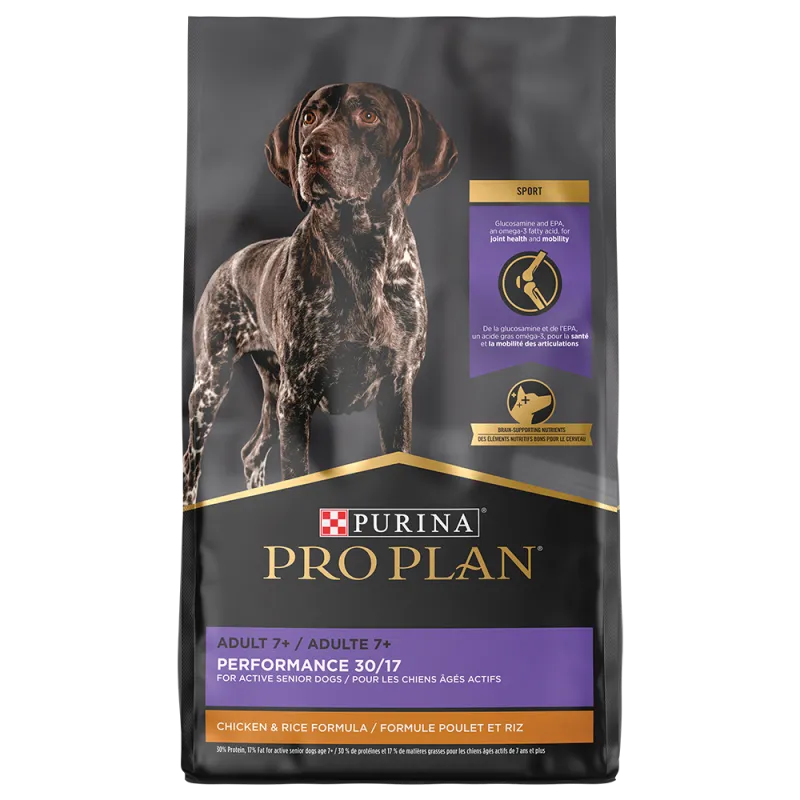 Pro Plan Adult 7+ Sport Performance 30/17 Chicken & Rice Senior Dry Dog Food