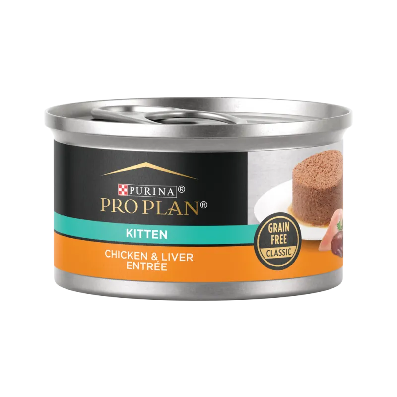 Pro Plan Development Chicken & Liver Entrée Classic Grain Free Wet Cat Food