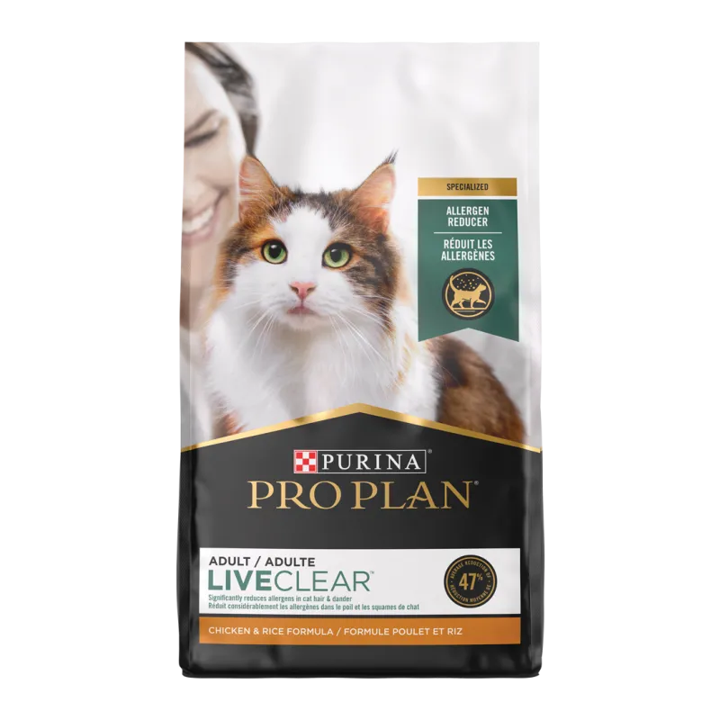 Pro Plan LiveClear Allergen Reducing Chicken & Rice Formula Dry Cat Food