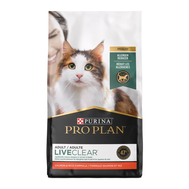 Pro Plan LiveClear Allergen Reducing Salmon & Rice Formula Dry Cat Food