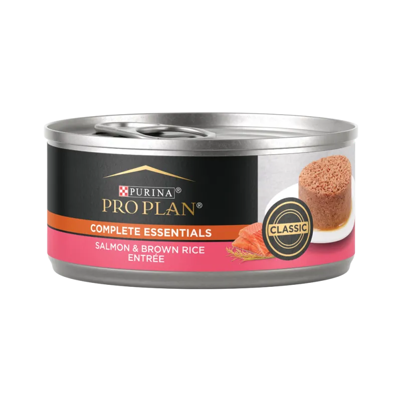 Pro Plan Complete Essentials Salmon & Brown Rice Entrée Classic Wet Cat Food