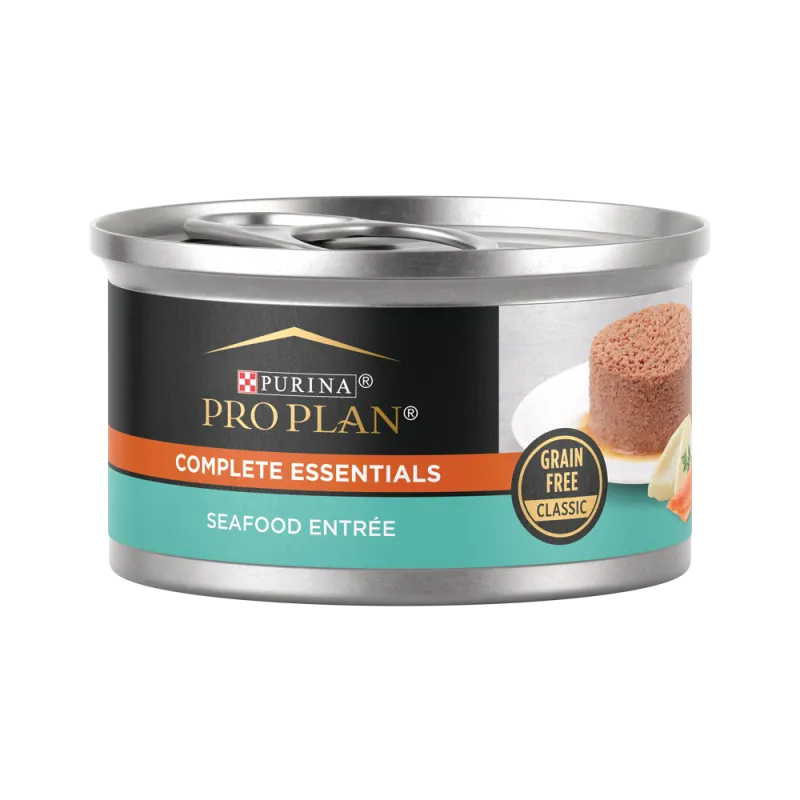 Pro Plan Complete Essentials Seafood Entrée Classic Grain Free Wet Cat Food