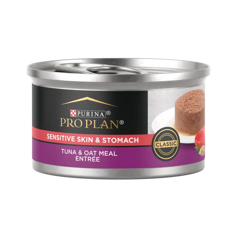 Pro Plan Sensitive Skin & Stomach Tuna & Oat Meal Wet Cat Food