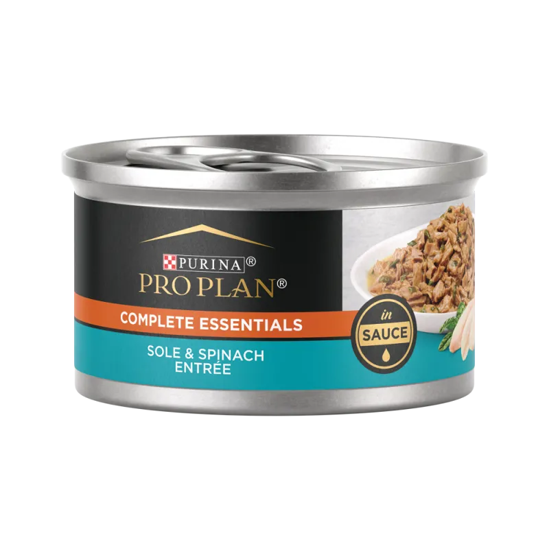 Pro Plan Complete Essentials Sole & Spinach Entrée In Sauce Wet Cat Food