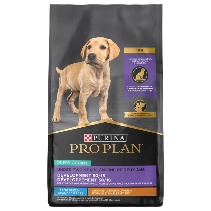 Pro Plan Sport Development 30/18 Large Breed Chicken & Rice Formula Dry Puppy Food