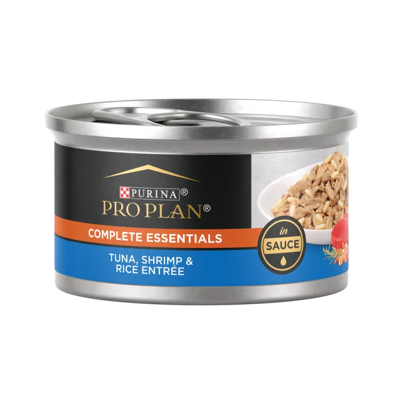 Pro Plan Complete Essentials Tuna, Shrimp & Rice Entrée In Sauce Wet Cat Food