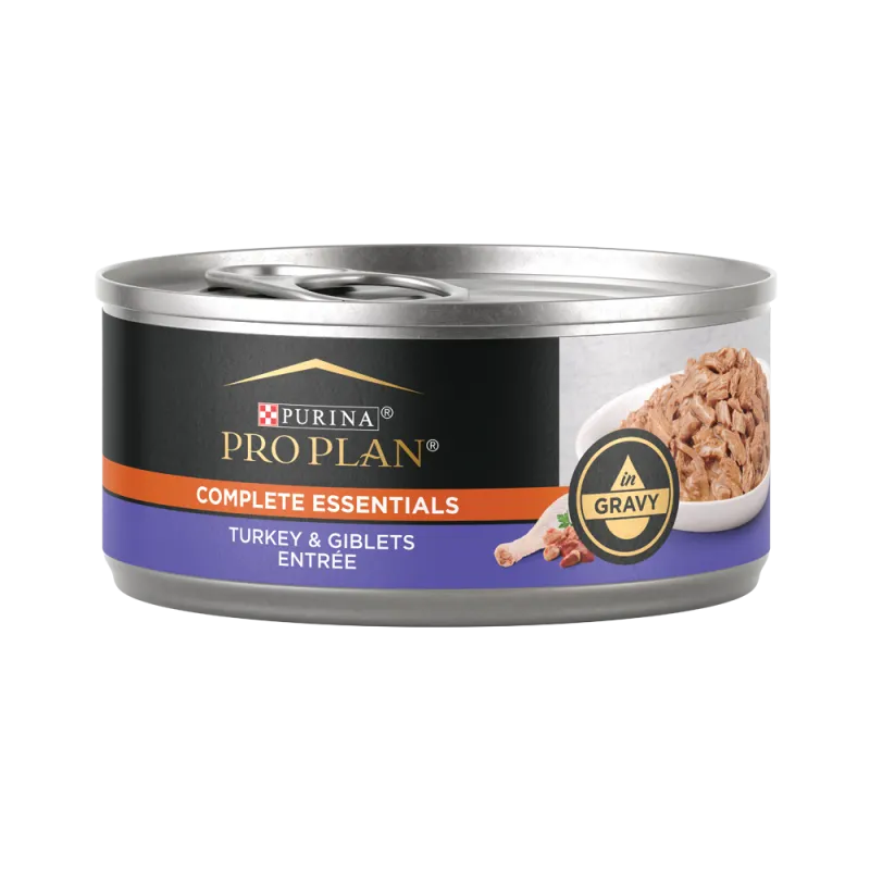 Pro Plan Complete Essentials Turkey & Giblets Entrée In Gravy Wet Cat Food