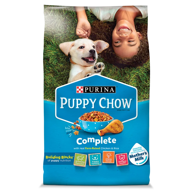 Puppy Chow Alimento balanceado para cachorros completo con pollo y arroz