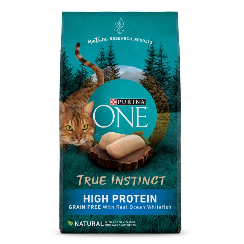 Purina ONE True Instinct Grain Free With Real Ocean Whitefish Dry Cat Food