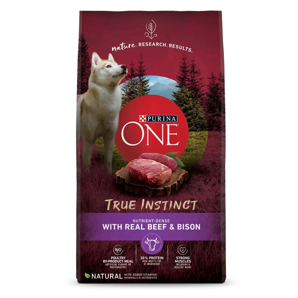 Purina ONE True Instinct Formula with Real Beef & Bison Dry Dog Food