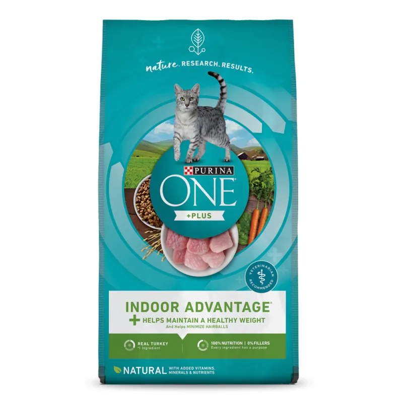 Alimento seco para gatos Purina ONE® +Plus Indoor Advantage®