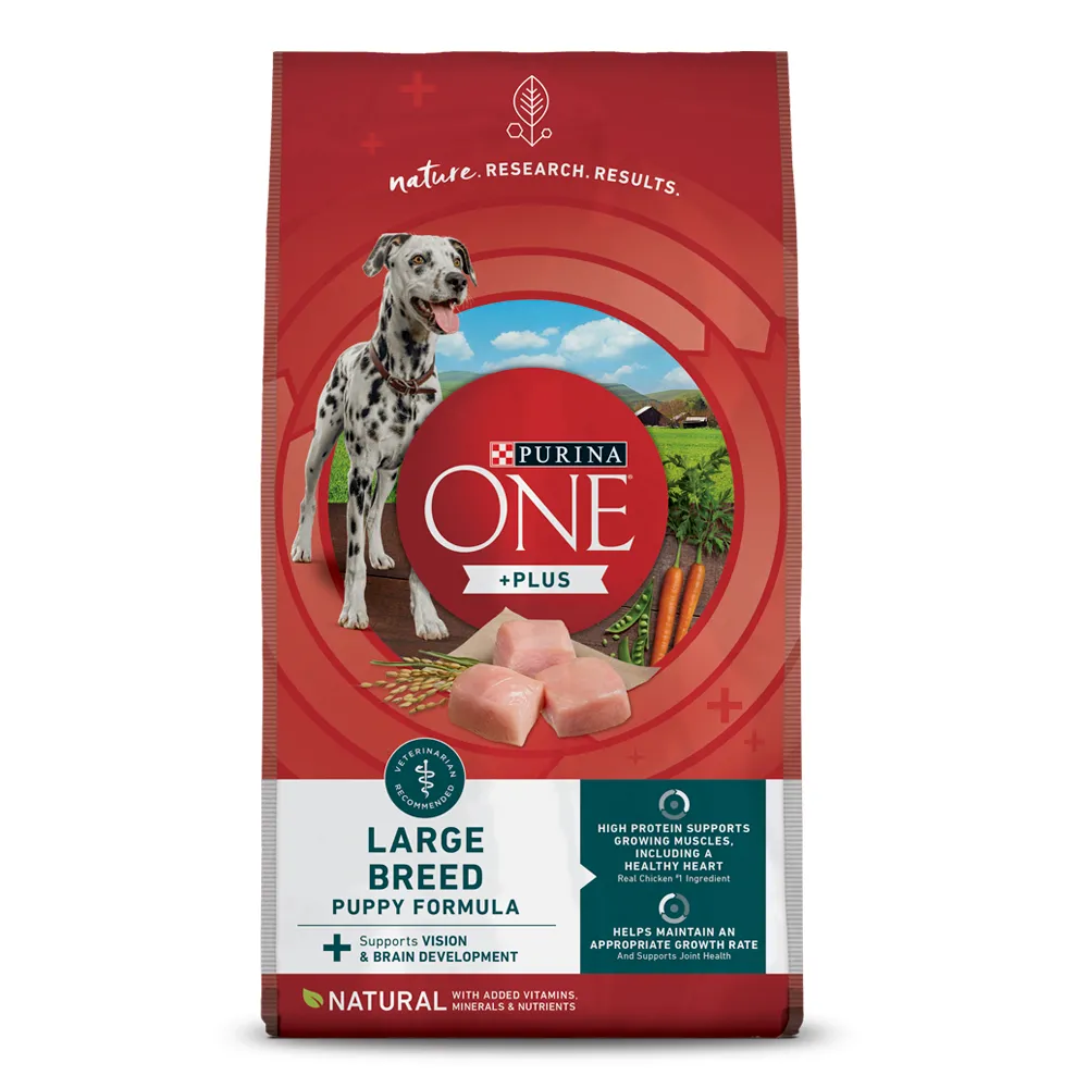 Purina ONE +Plus Large Breed Puppy Formula Dry Dog Food