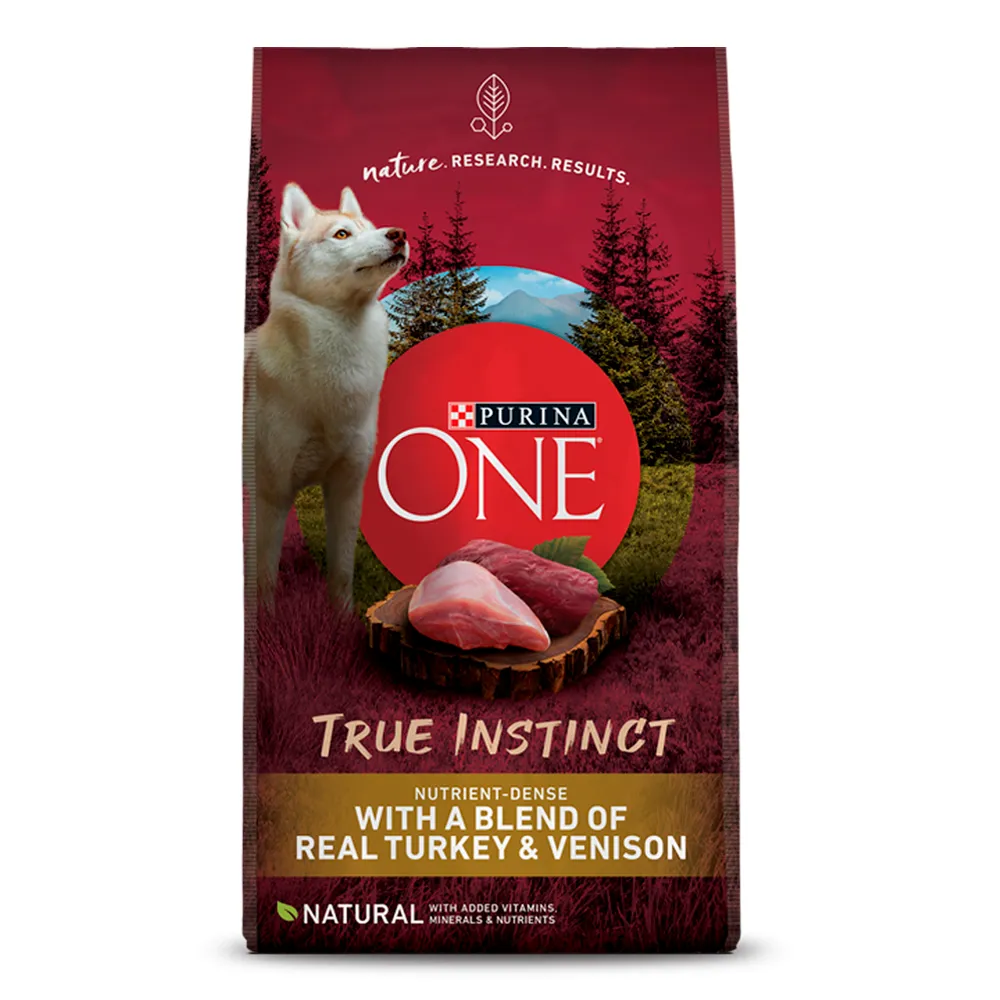 Purina ONE® True Instinct with a Blend of Real Turkey & Venison Dog Food