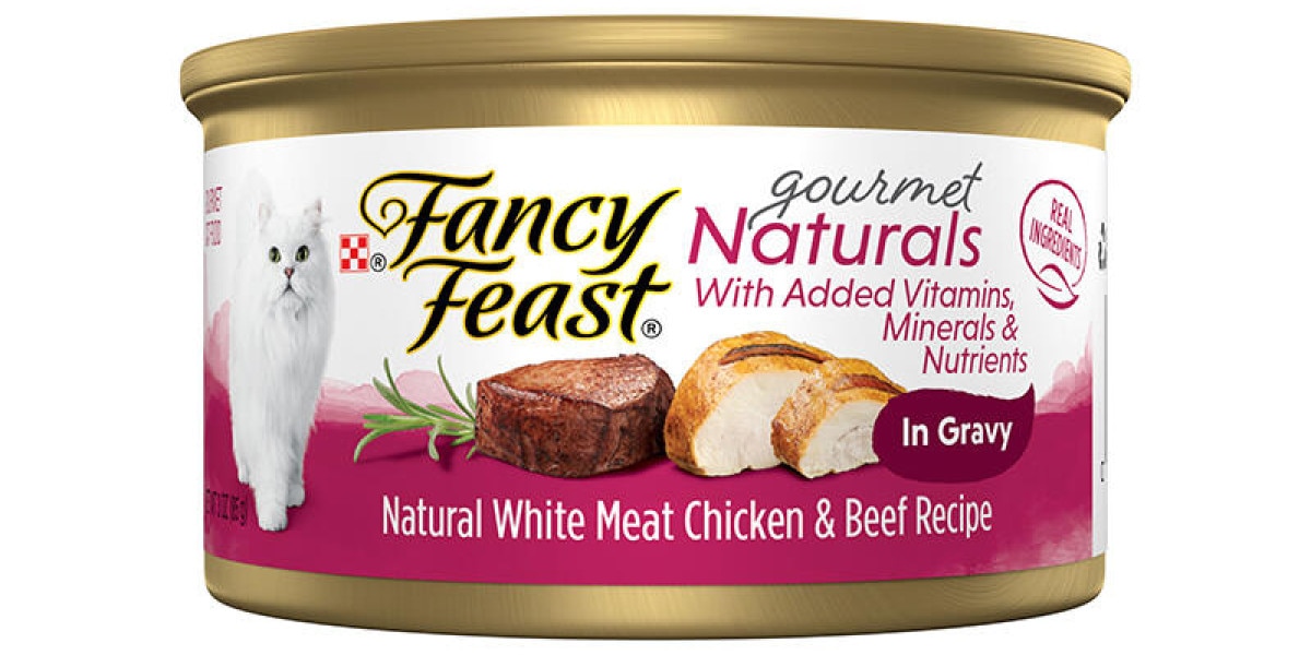Fancy Feast Gourmet Naturals Chicken Beef Wet Cat Food Purina US