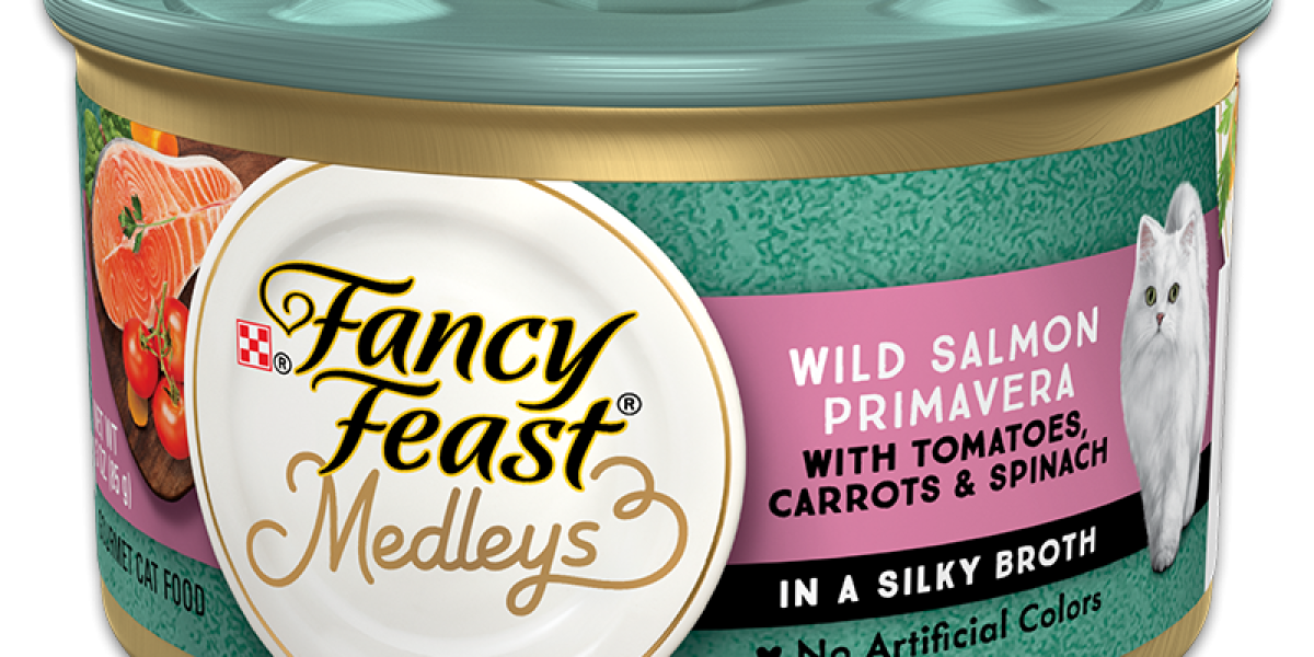 Fancy Feast Elegant Medleys Salmon Primavera Canned Cat Food Fancy Feast Elegant Medleys Salmon Primavera Canned Cat Food