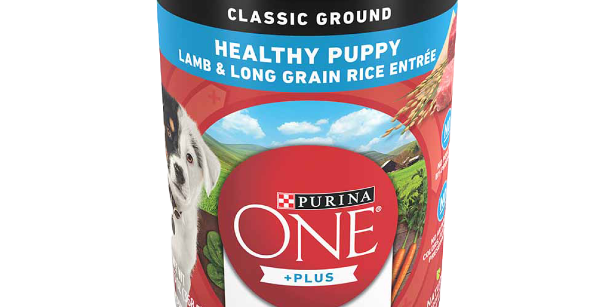 Purina one canned puppy food hot sale