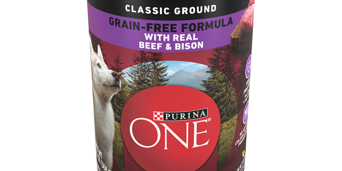 Purina ONE Real Beef Bison Grain Free Wet Dog Food Purina