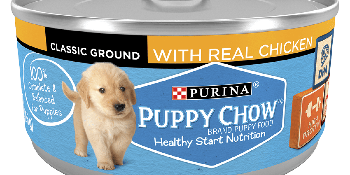 Puppy Chow Wet Canned Puppy Dog Food with Real Chicken Purina