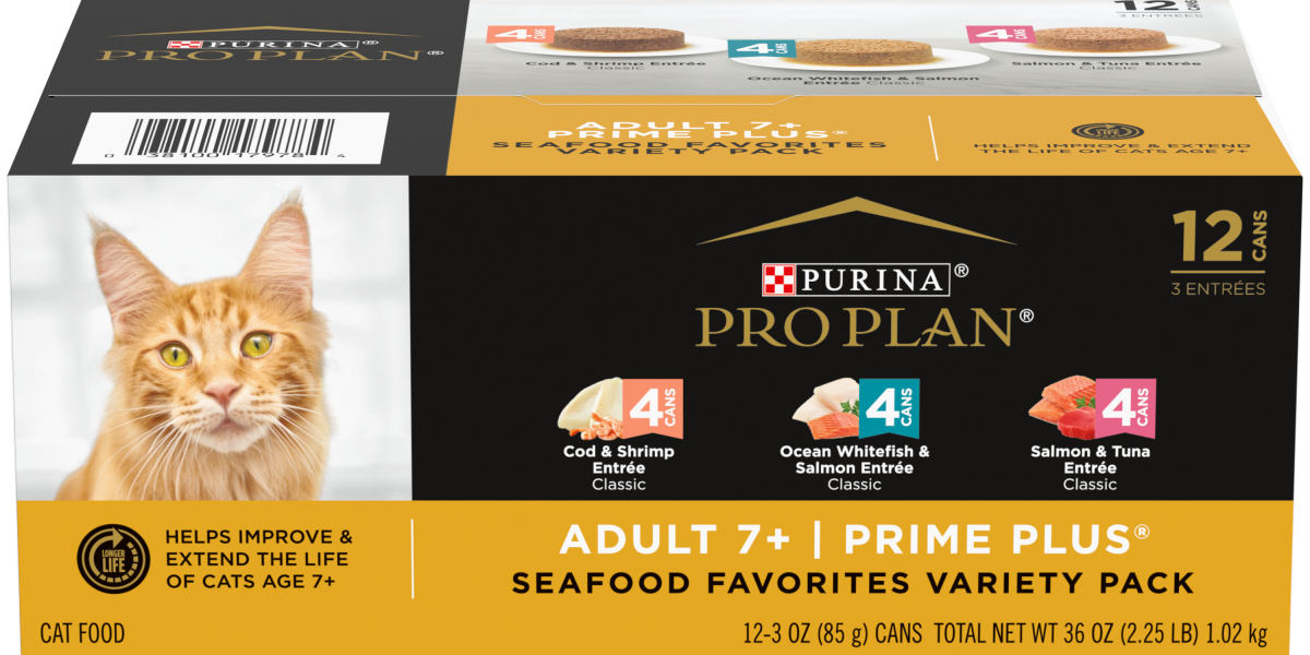 Pro Plan PRIME PLUS Fish Wet Cat Food Variety Pack Purina