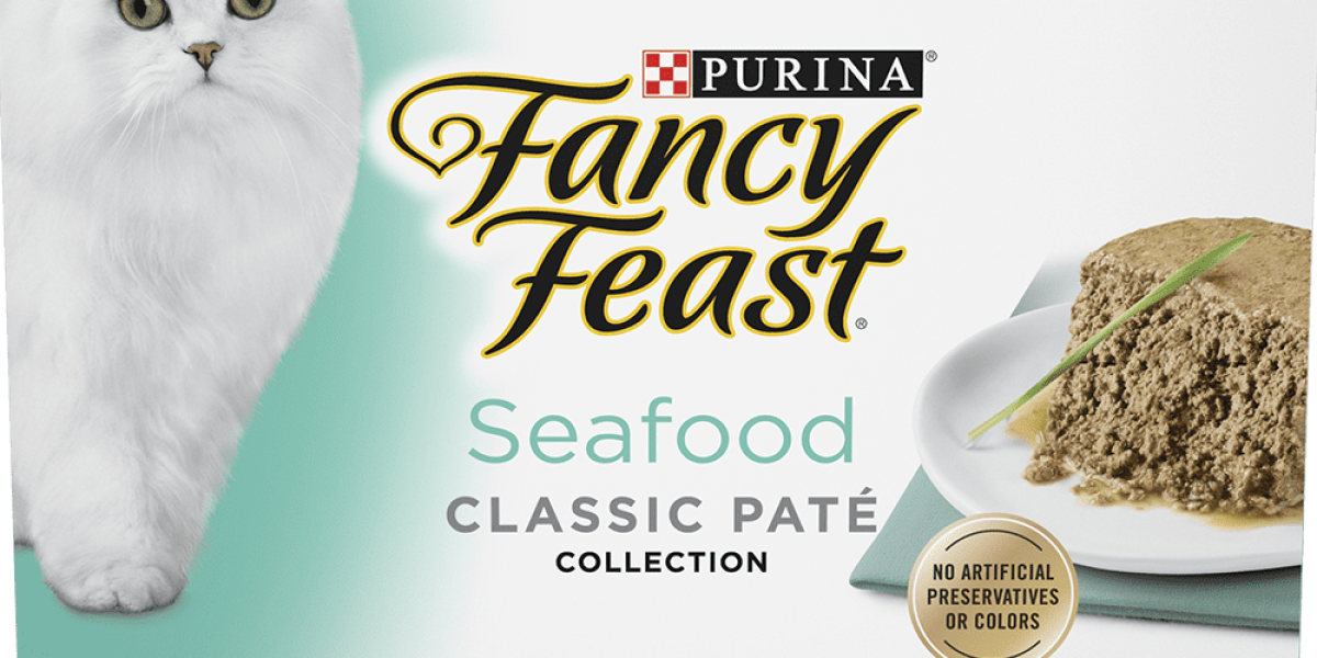 Fancy Feast Classic Pate Seafood Collection Wet Cat Food Variety Pack 30 Cans