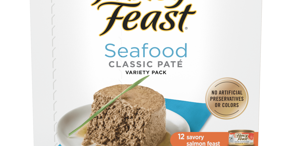 Fancy Feast Seafood Pate Wet Cat Food Variety Pack 36 Cans Purina