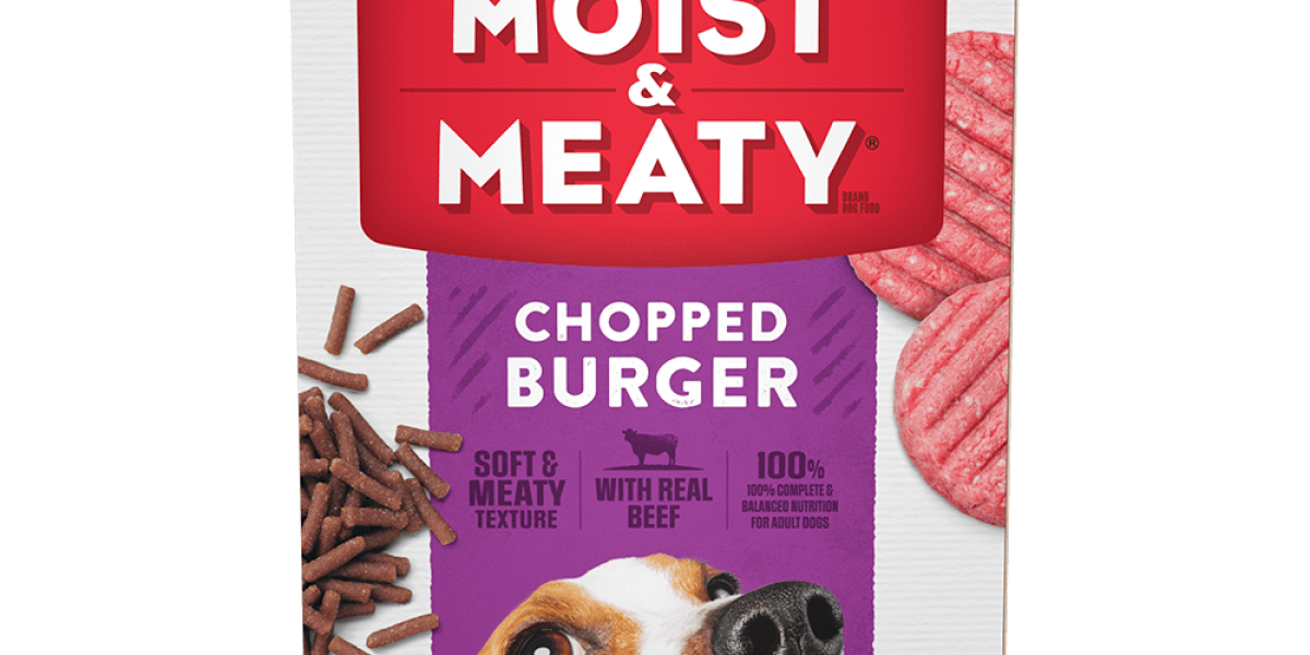 Moist Meaty Chopped Burger Soft Dog Food Purina
