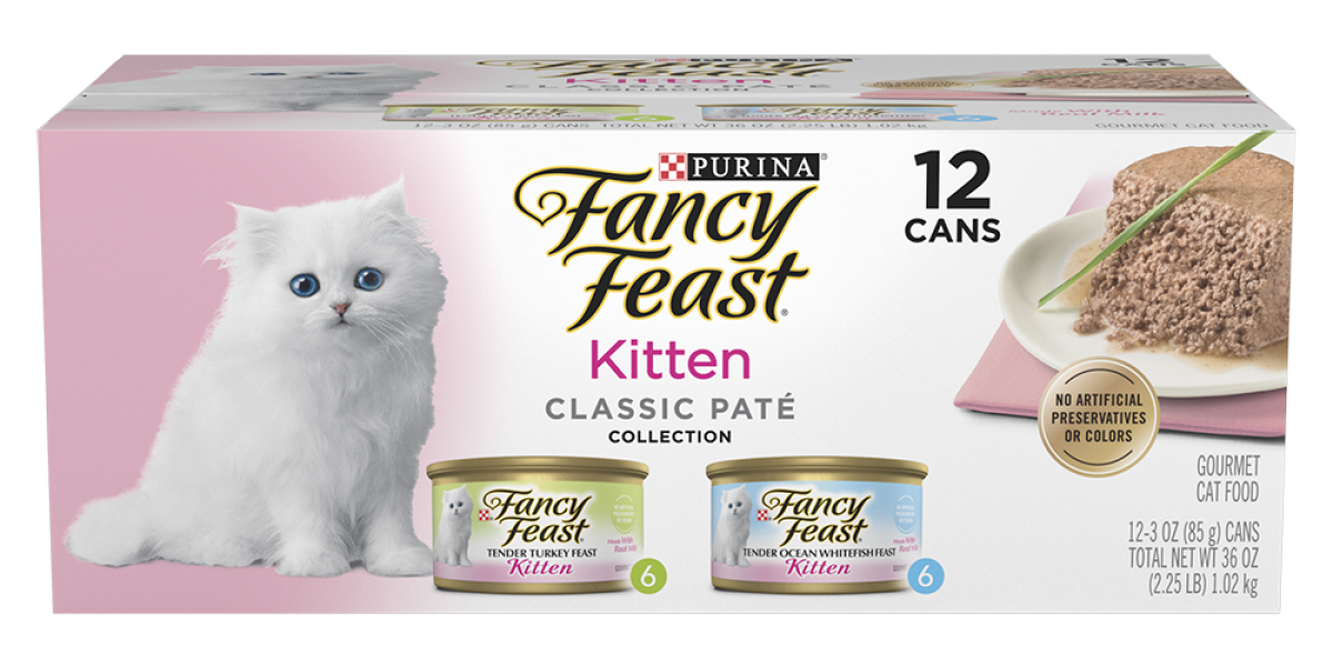 Can i feed my kitten fancy feast top