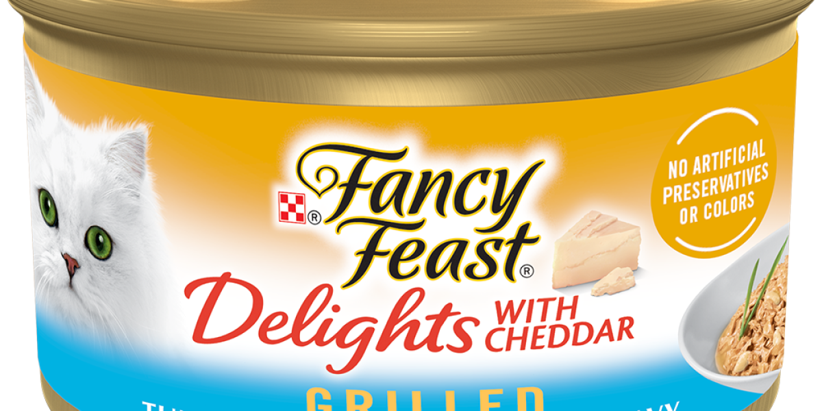 Fancy Feast Delights Cheddar Tuna in Gravy Wet Cat Food Purina US