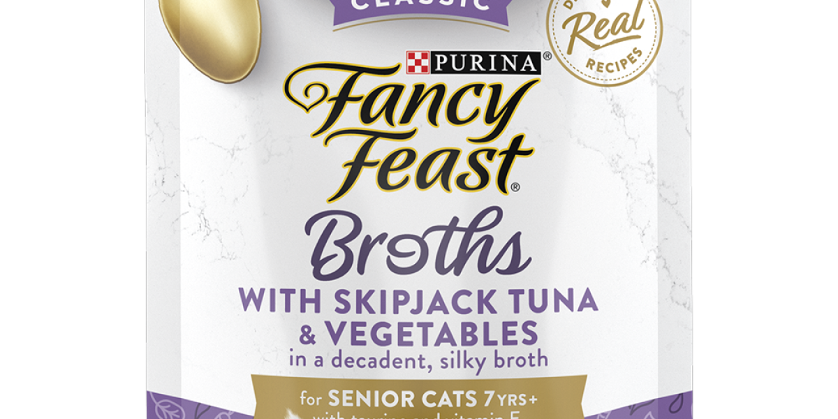 Fancy Feast Cat Broths Senior Skipjack Tuna & Vegetable | Purina US