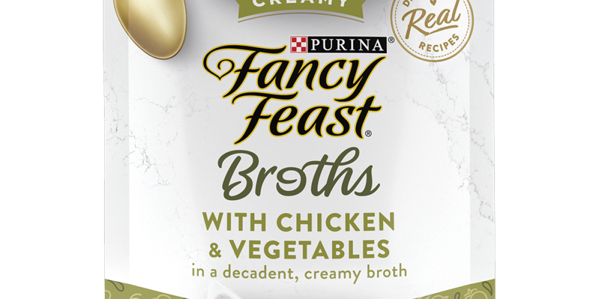 Fancy Feast Broths Chicken Vegetables Wet Cat Food Purina US