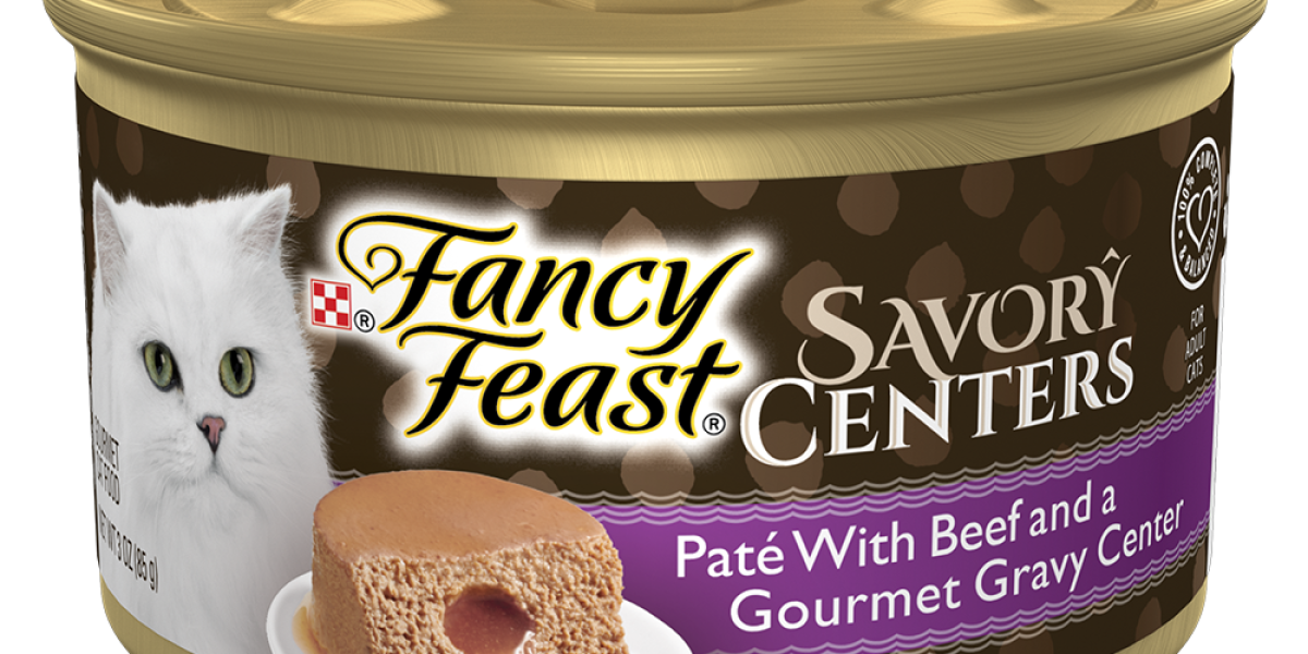 Fancy Feast Savory Centers Pate Beef Gravy Wet Cat Food Purina US