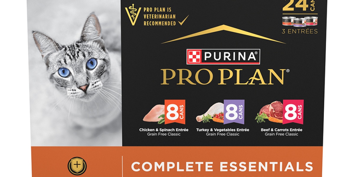 Pro Plan Complete Essentials Grain Free Chicken, Turkey & Beef Variety Pack 24 Count Wet Cat Food