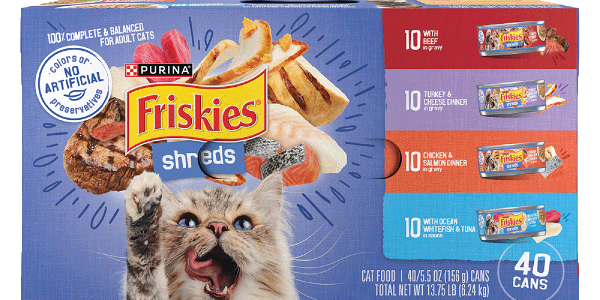 Friskies Shreds Wet Cat Food Variety Pack 40Ct Purina US