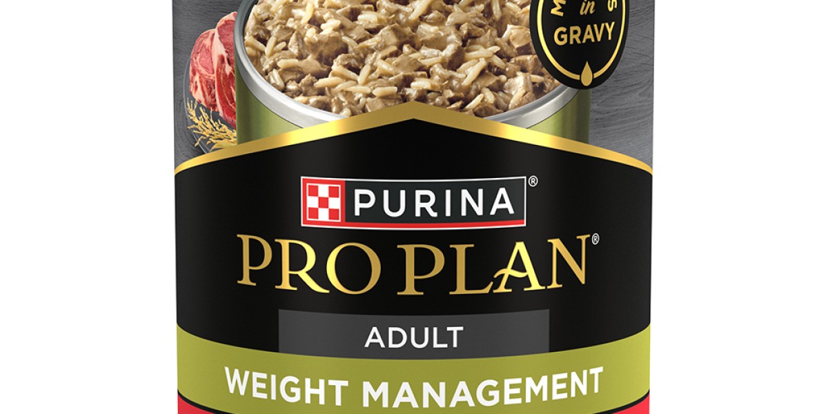 Pro Plan Weight Management Beef Rice in Gravy Wet Dog Food Purina