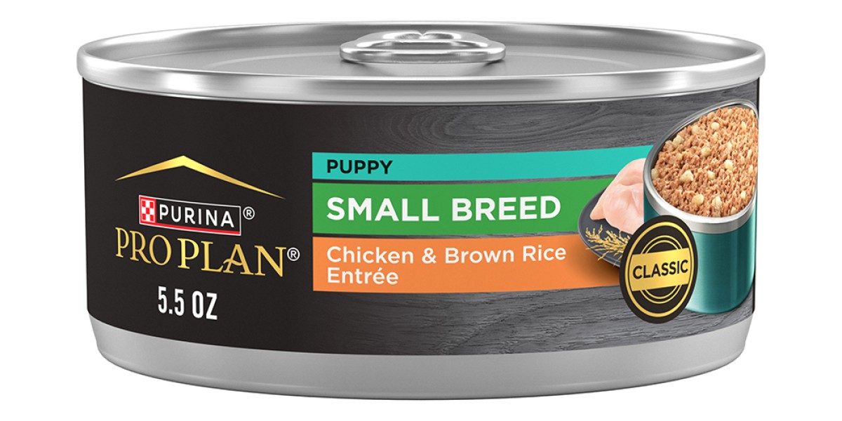 Pro Plan Small Breed Chicken Brown Rice Wet Puppy Food Purina