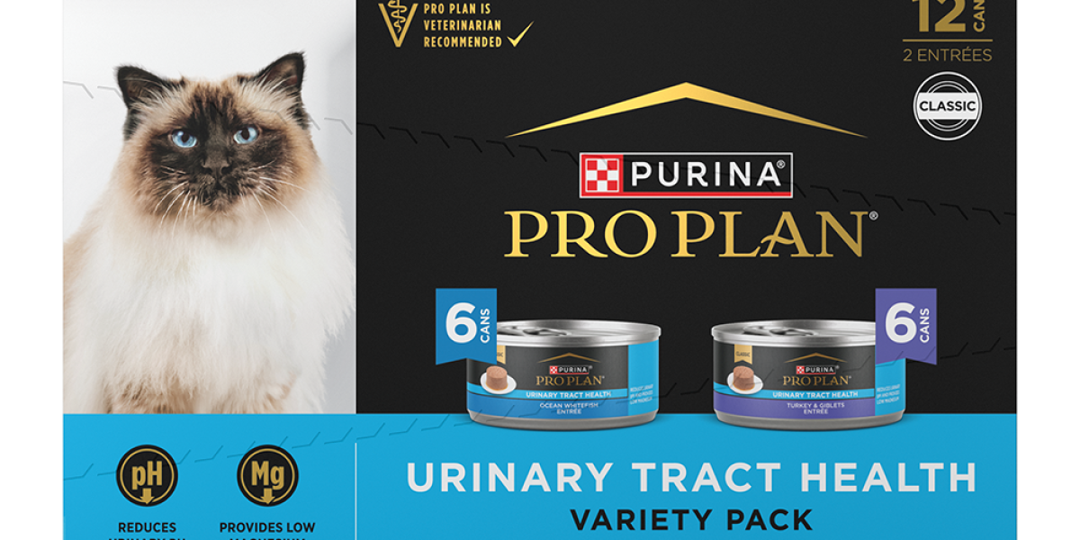 Purina Pro Plan Urinary Tract Health Variety Pack Turkey Giblets and Ocean Whitefish Entrees
