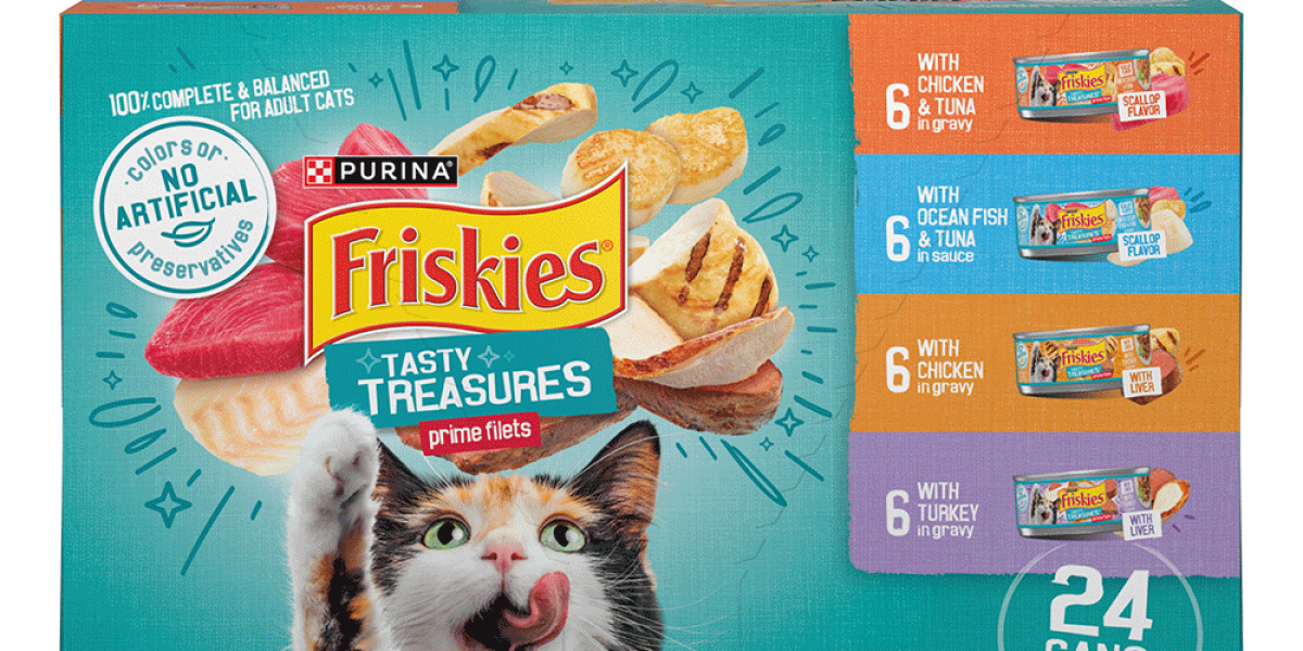 Friskies Tasty Treasures Wet Cat Food Variety Pack 24Ct Purina US
