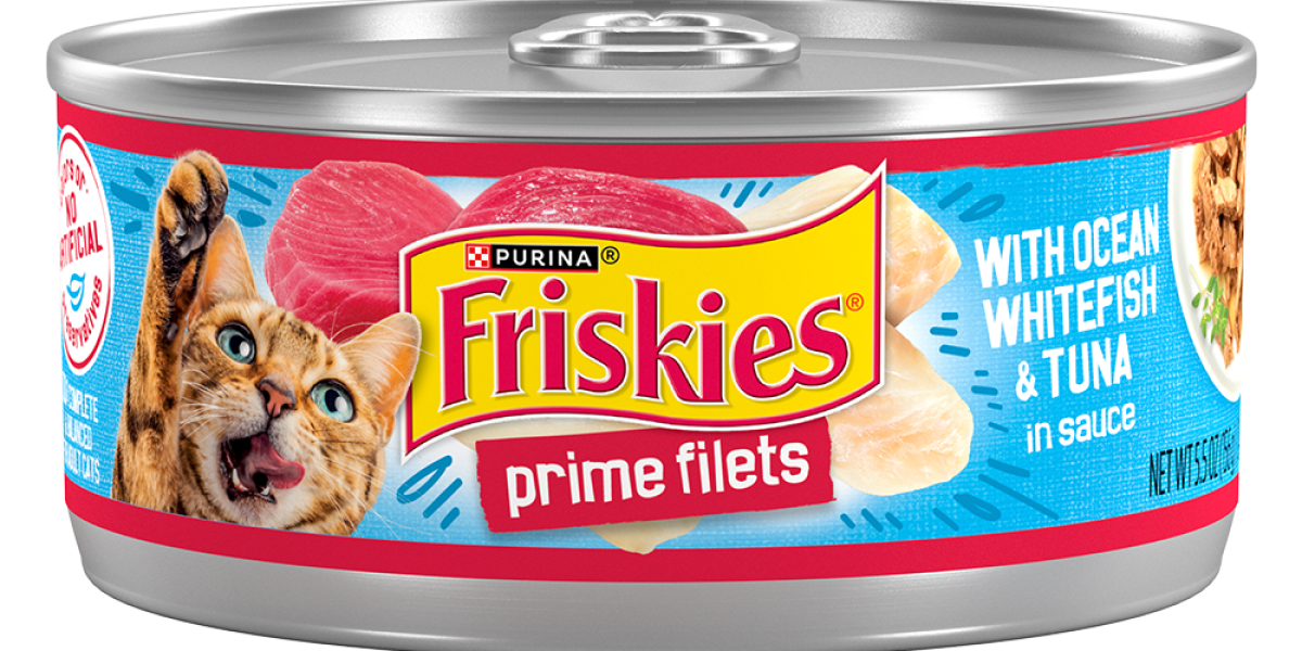 Friskies Prime Fillets with Ocean Whitefish and Tuna in Sauce Canned Cat Food