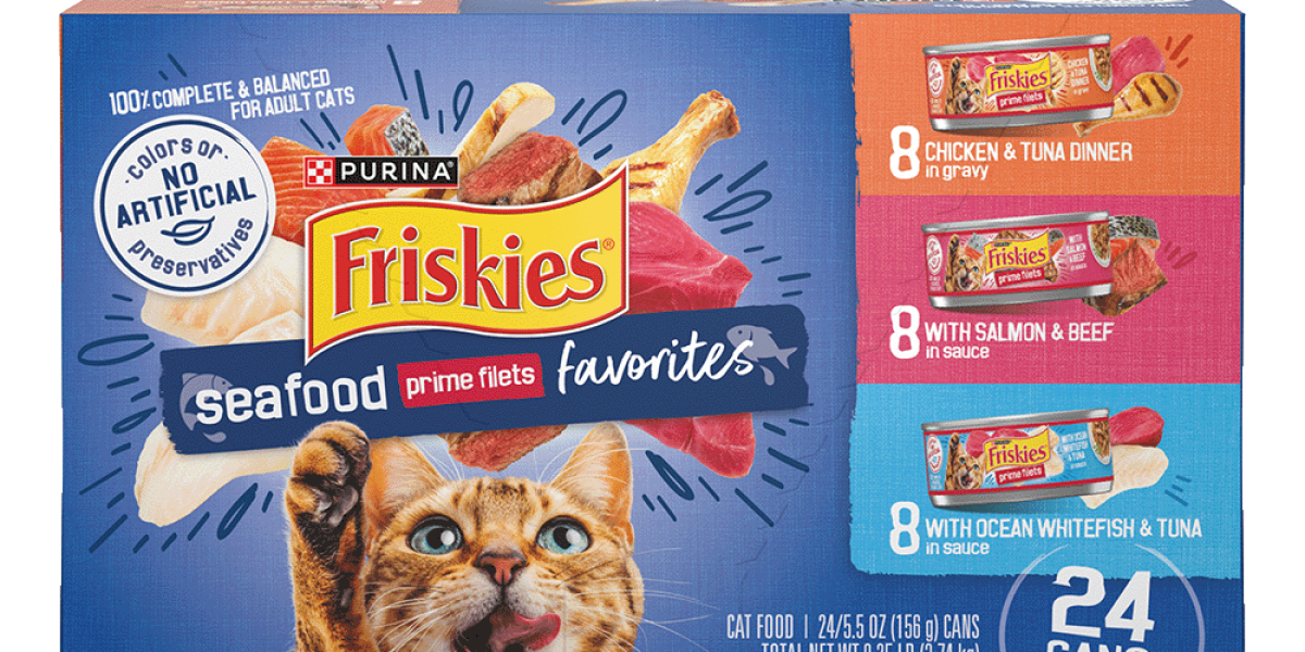 Friskies Seafood Prime Filets Wet Cat Food Variety Pk 24Ct Purina US