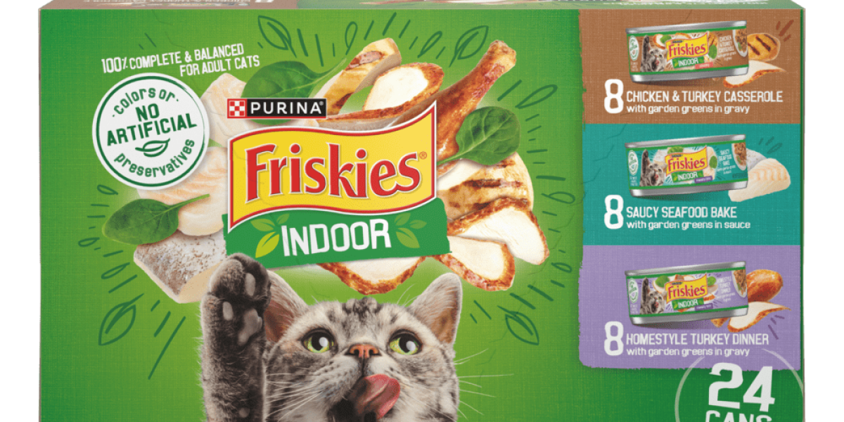 Purina Friskies Indoor Cat Food 24ct VP - (Chicken and Turkey Casserole,  Saucy Seafood Bake, Homestyle Turkey Dinner) | Purina US