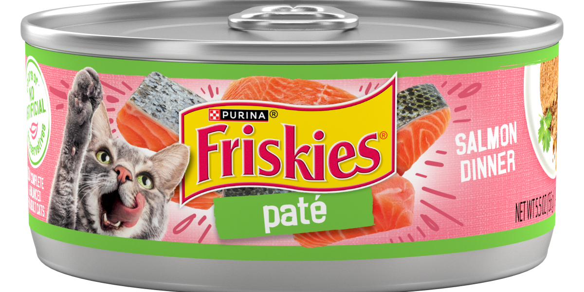 Friskies Paté Salmon Dinner Wet Cat Food Purina US