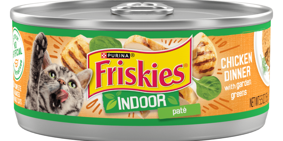 Friskies Indoor Pate Chicken Dinner with Garden Greens Purina US