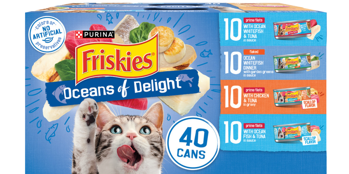 Purina Friskies Ocean Of Gravy Wet Cat Food Variety Pack - 5.5 Oz Cans (2-Pack, Actually 40?)