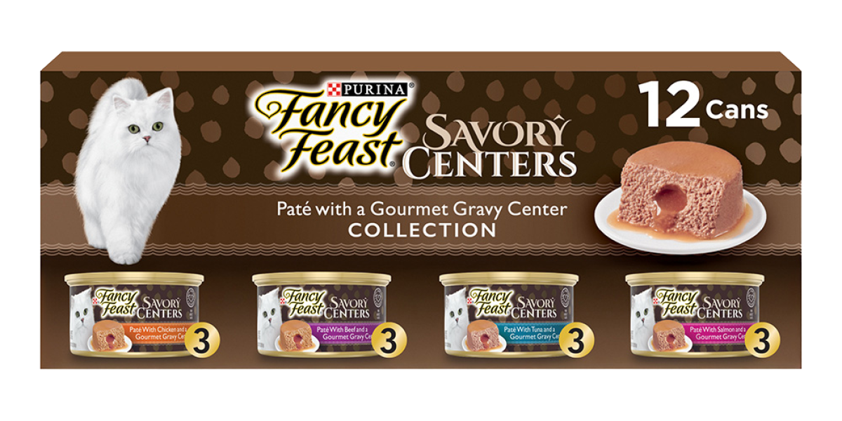 Fancy Feast Savory Centers Cat Food 12 Ct. Variety Pack | Purina US