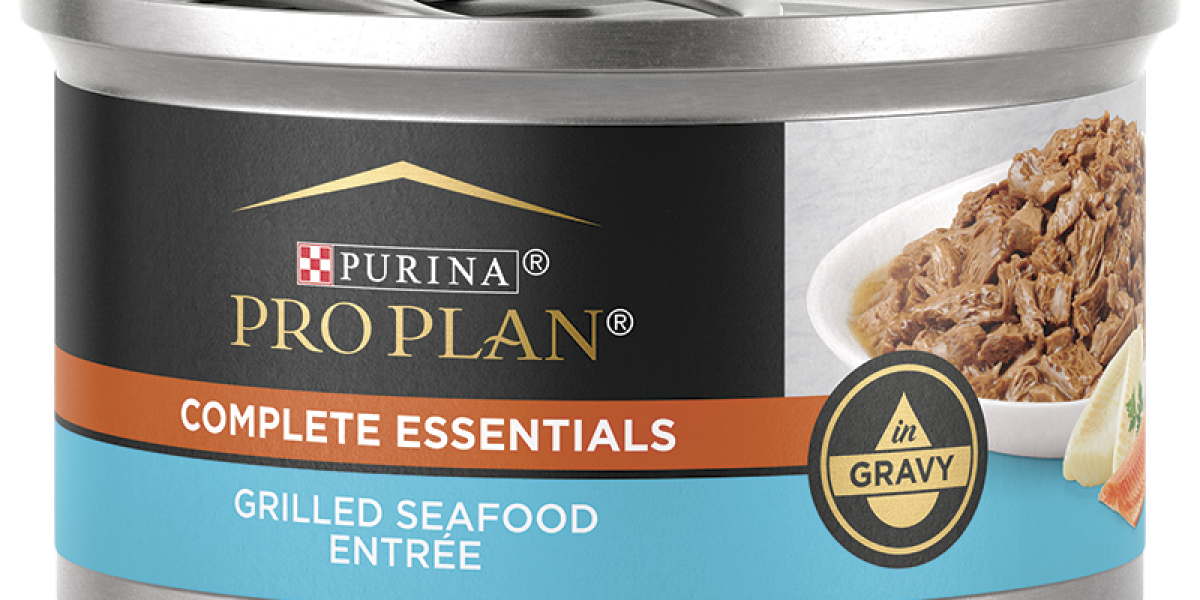 Pro Plan Complete Essentials Grilled Seafood Entrée in Gravy Wet Cat Food