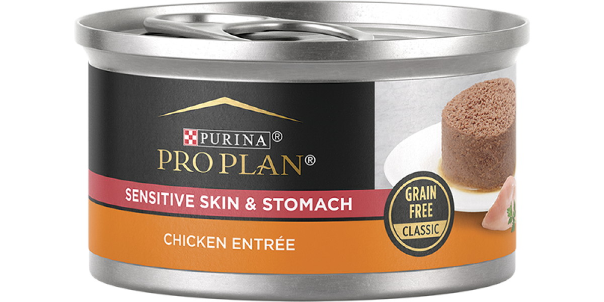 Pro Plan Sensitive Skin & Stomach Chicken Entrée Grain Free Classic Wet Cat Food