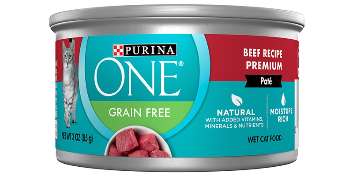 Purina ONE Grain Free Beef Wet Cat Food Recipe